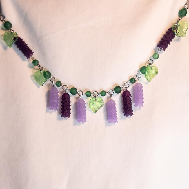 wisteria necklace