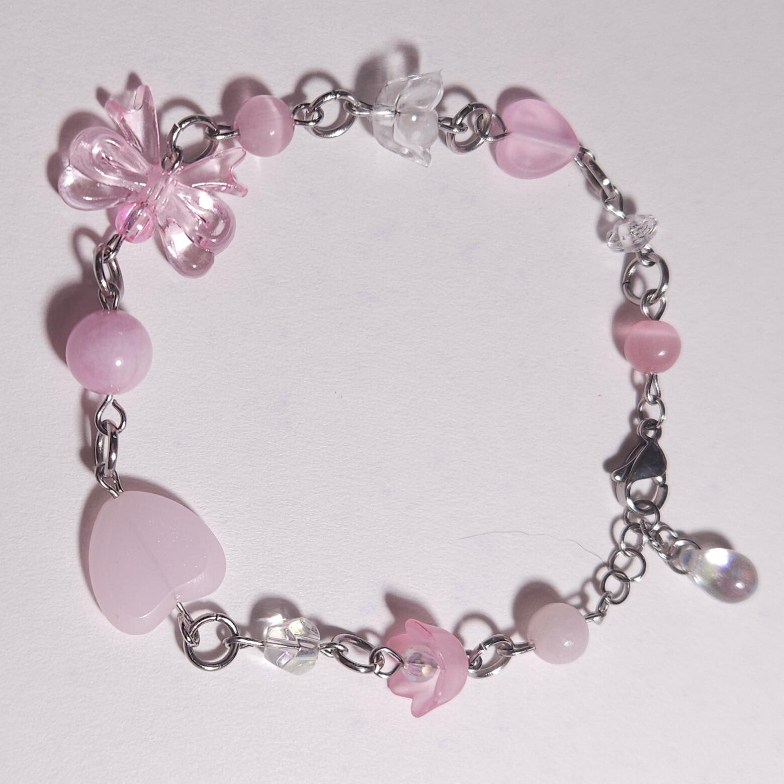 pink bracelet